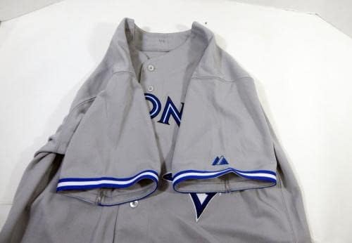 2012-19 Toronto Blue Jays Üres Játék Kiadott Szürke Jersey 46 DP17642 - Játék Használt MLB Mezek