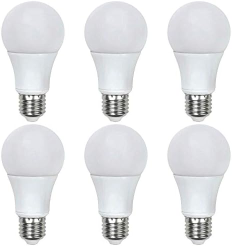 Asencia EGY-03660 40 Watt Egyenértékű 19 Általános Célú LED-es Izzó, 6-Pack, Nem Szabályozható, 6 darab, Puha, Fehér (2700K)