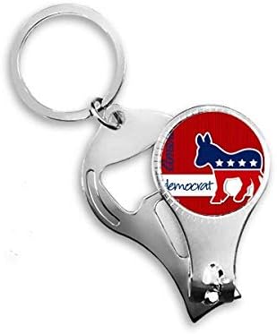 Amerika Szamár Jelkép Demokrata Köröm Zimankó Gyűrű Kulcstartó Sörnyitó Clipper