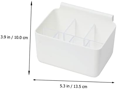 Veemoon 3pcs doboz, Polc, Fehér, Lógó Konténerek Számláló Konyha Dia Hűtőszekrény Élelmiszer-Snack Kamra Műanyag Tojás Tálcák