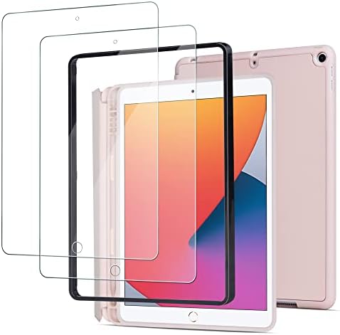 Arae iPad 10.2 hüvelyk Esetben (9 Generációs 2021) &(7. Generációs 2019) & (8 Generáció 2020), 2 Csomag Screen Protector