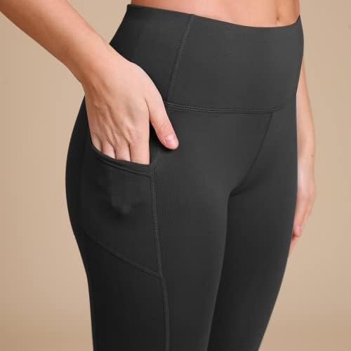 A nők Vajas Soft Plus Size Leggings-Edzés Pants Női Zsebében, Magas Derék Meztelen Érzés, Aktív, Sportos Leggings